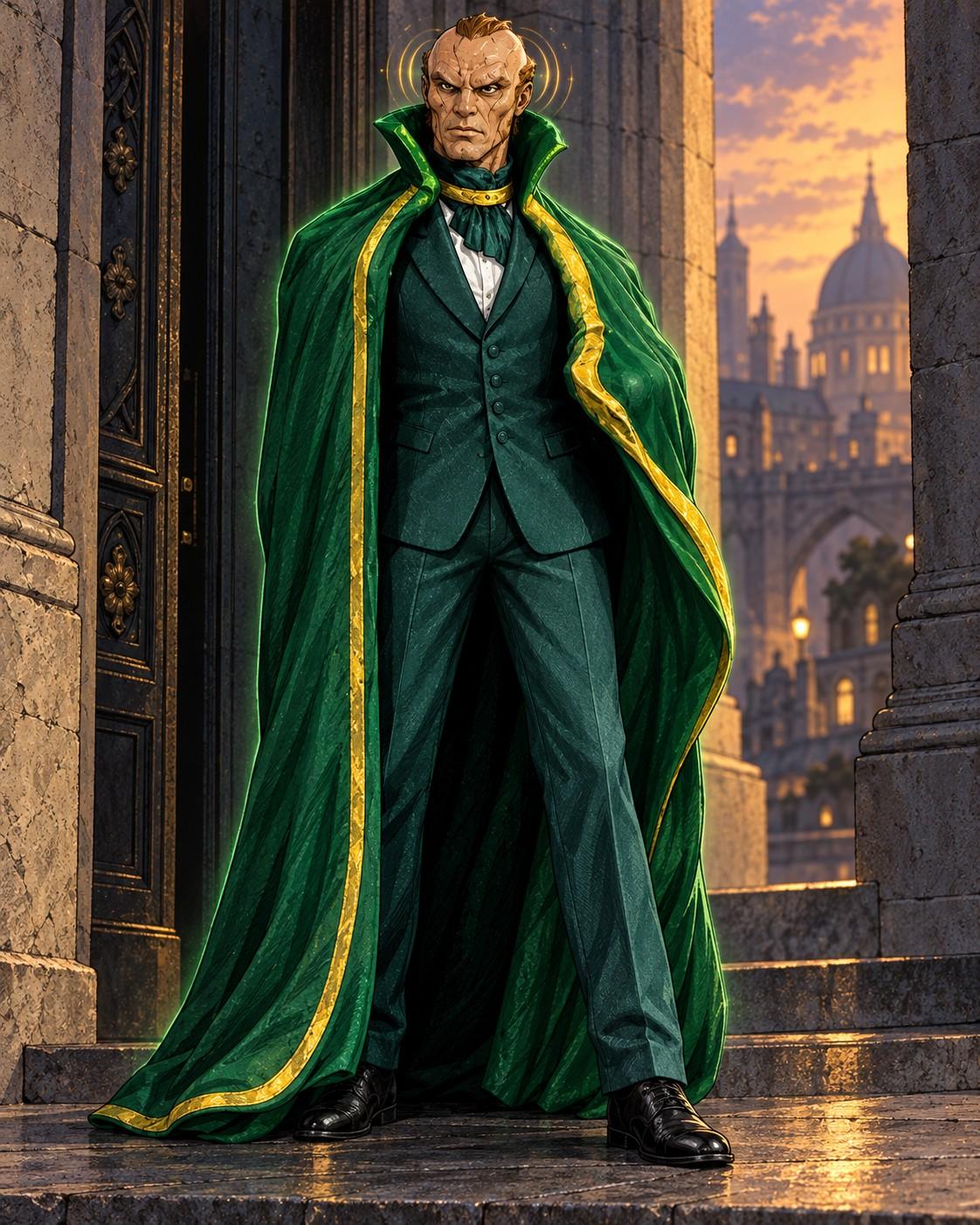 Portrait of The Envoy, a Seasoned Human