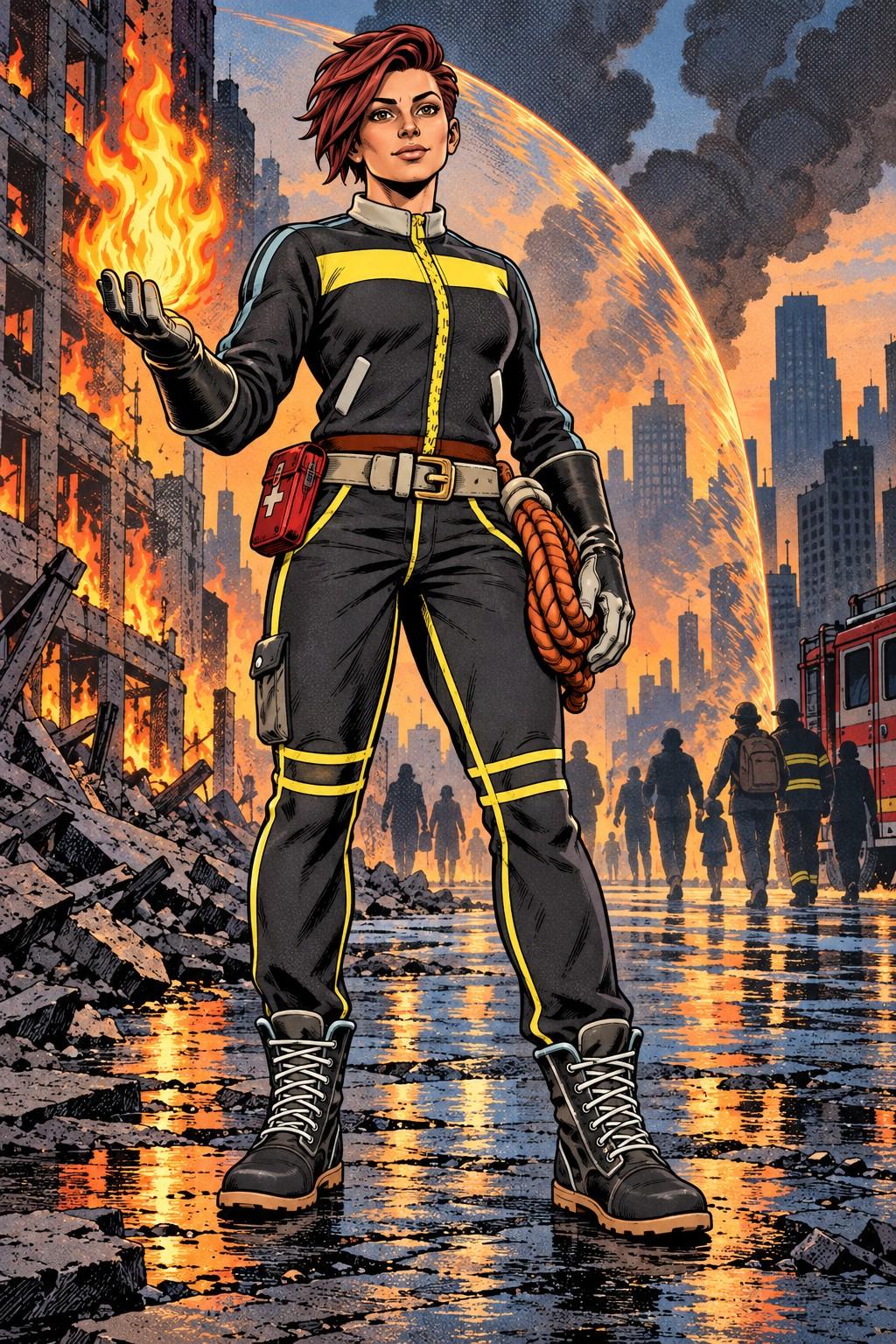 Portrait of Cinderwatch, a Novice Human