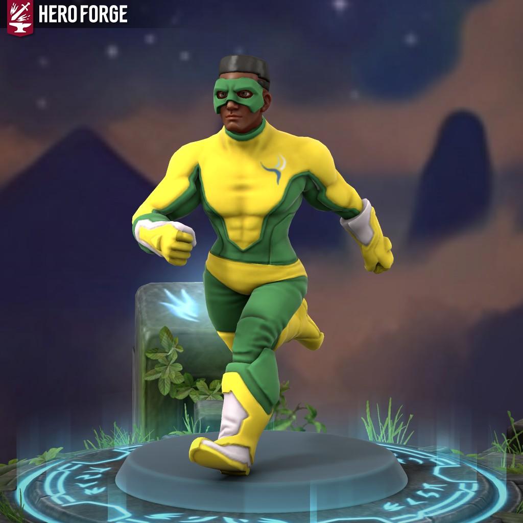 Painted Hero Forge miniature of Jetstream