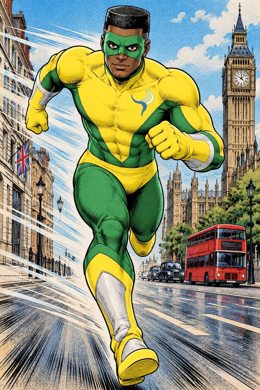 Portrait of Jetstream, a Veteran Metahuman